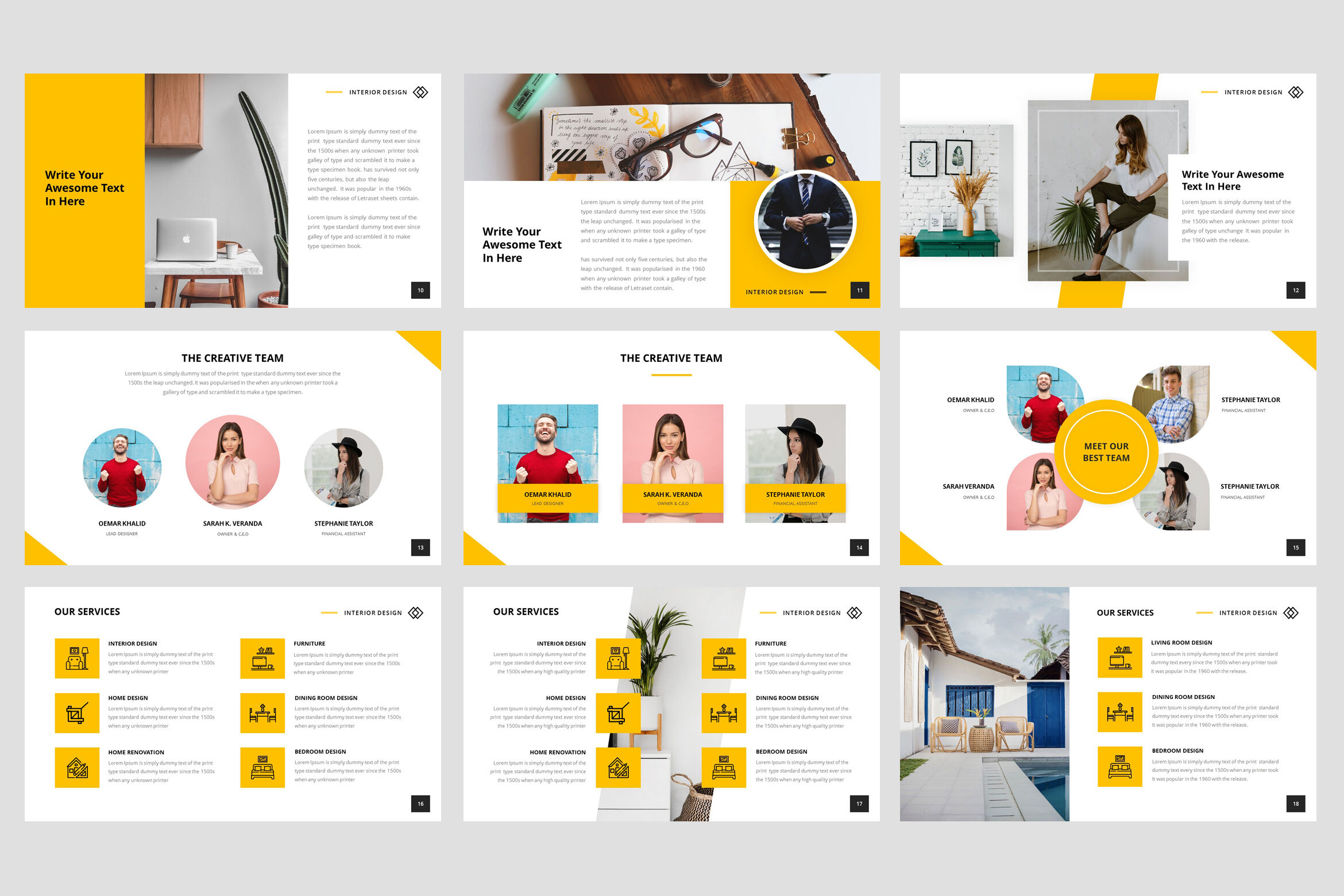 Furnite Interior Design Powerpoint Template By Stringlabs Thehungryjpeg Com