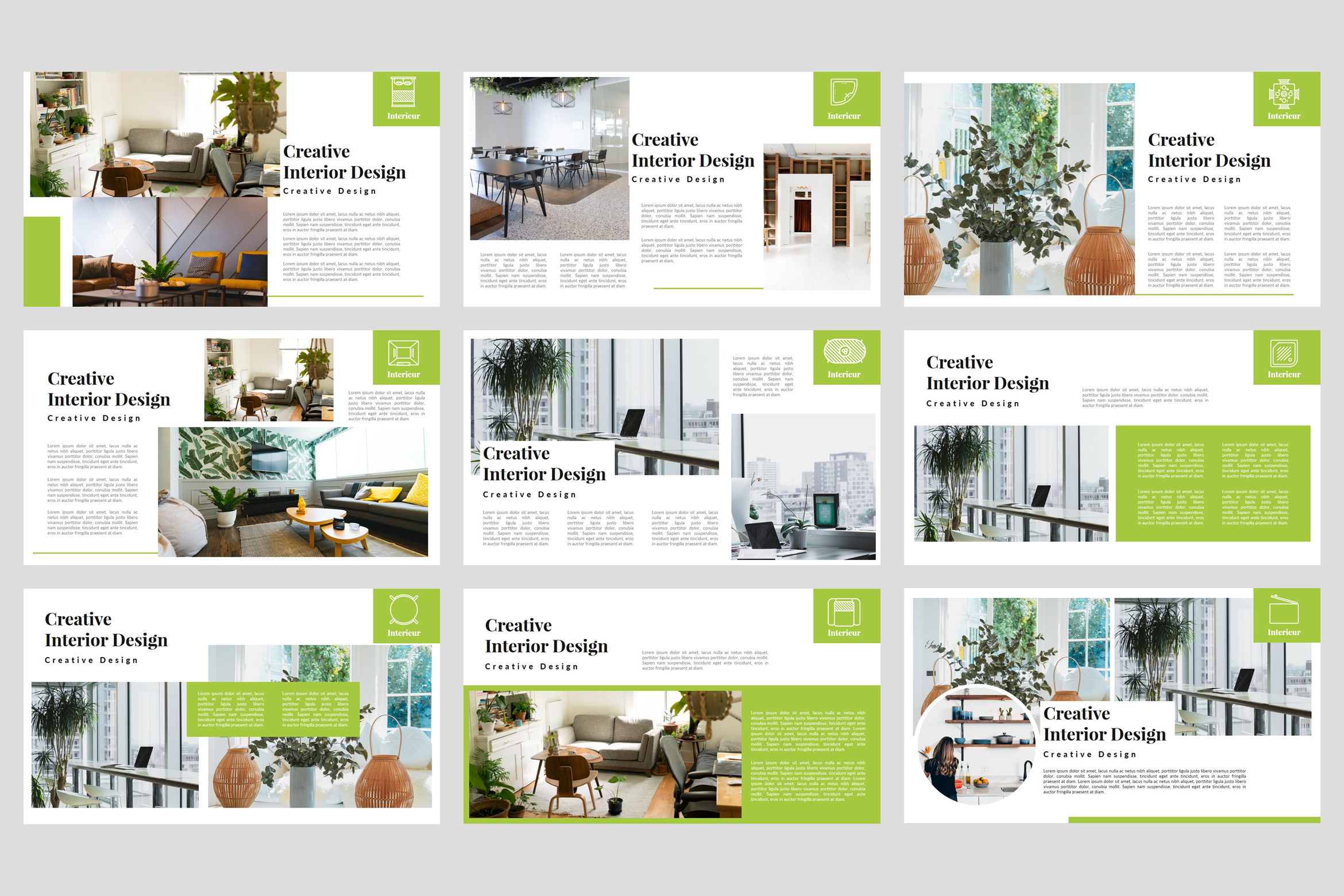 Interieur Interior Design Powerpoint Template By Stringlabs Thehungryjpeg Com