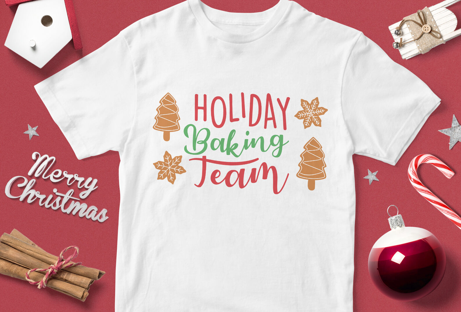 Holiday Baking Team Christmas Funny Christmas Quotes Svg By Cuttingsvg Thehungryjpeg Com
