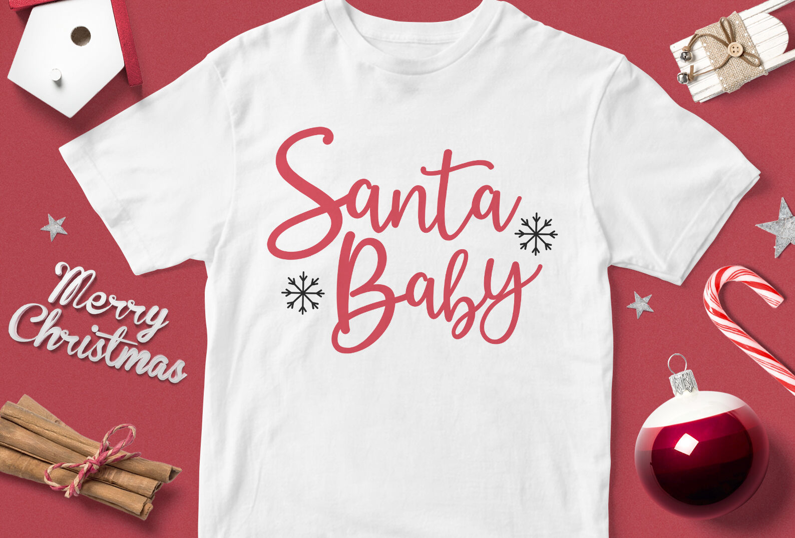 Santa Baby Funny Christmas Quotes Svg By Cuttingsvg Thehungryjpeg Com