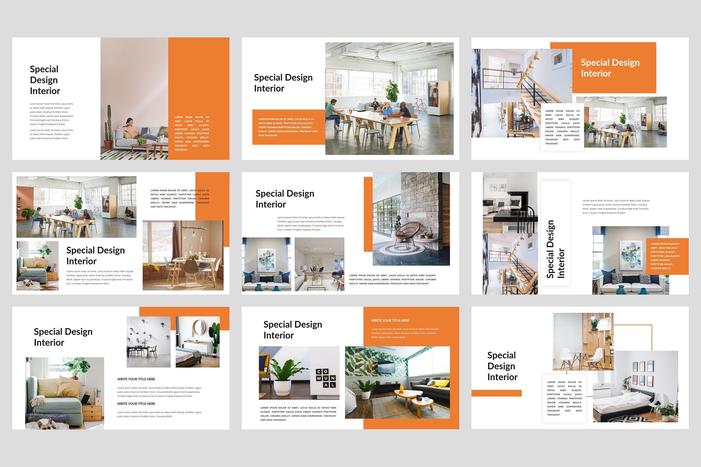 Catalog Furniture PowerPoint Template By StringLabs TheHungryJPEG