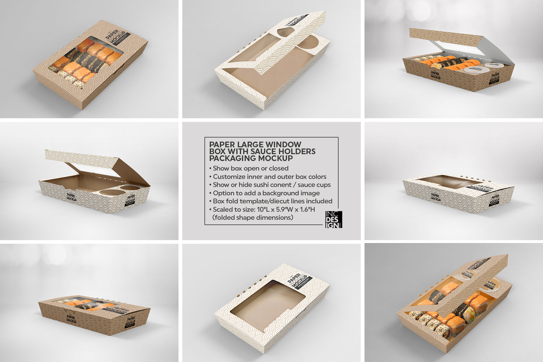 VOL. 19 Paper Box Packaging Mockups By INC Design Studio