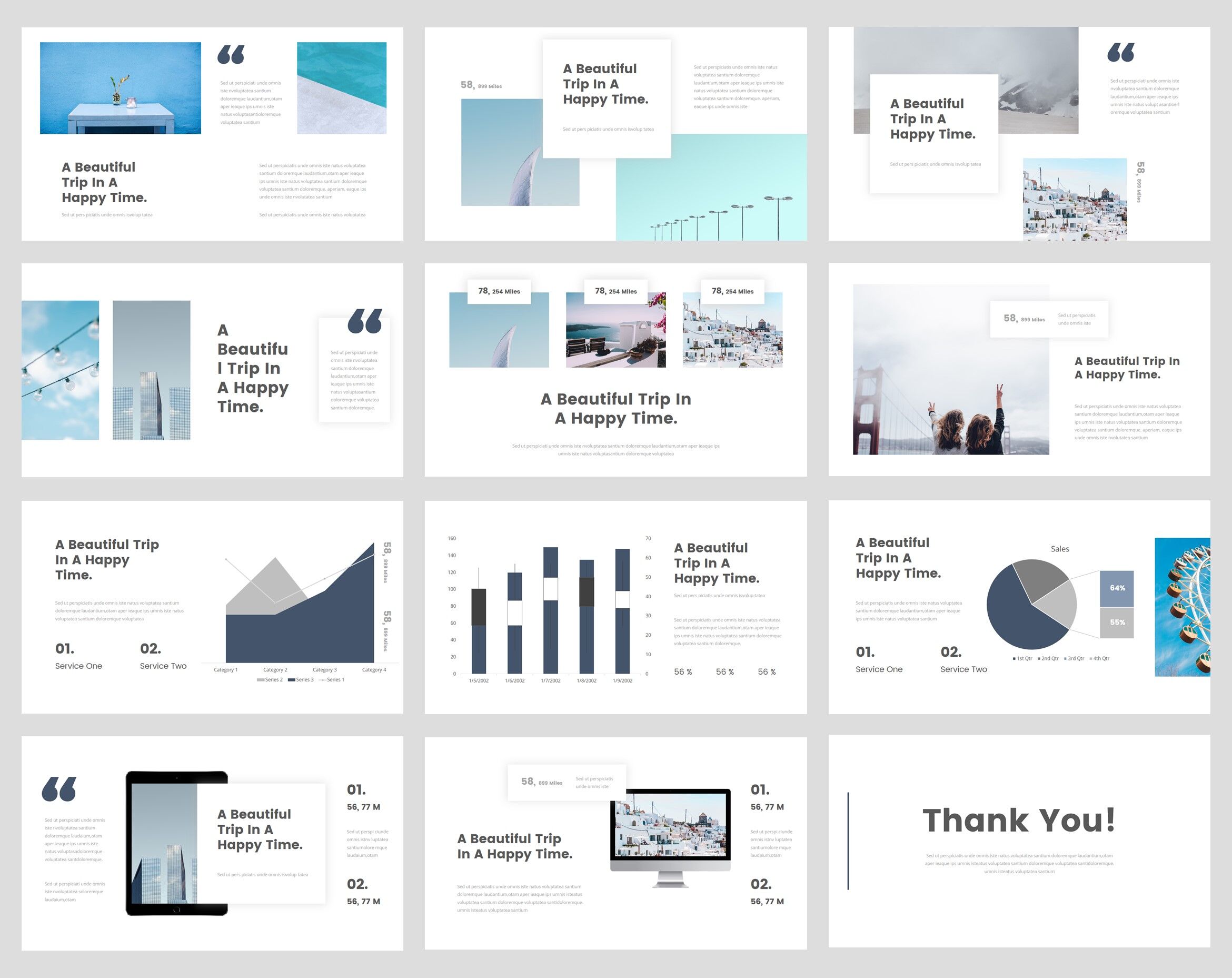 Eig - Travel PowerPoint Template By StringLabs | TheHungryJPEG