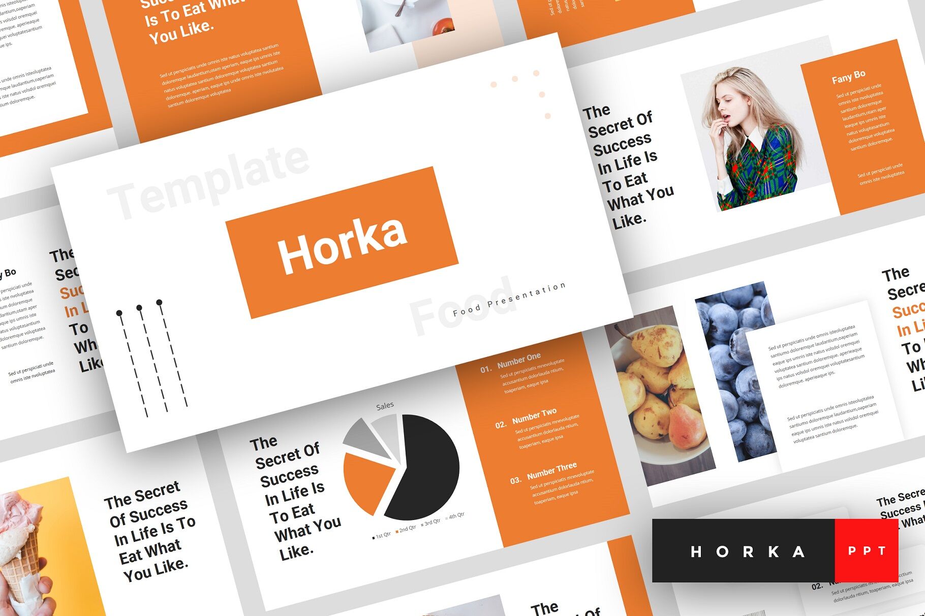 Horka Food Powerpoint Template By Stringlabs Thehungryjpeg Com