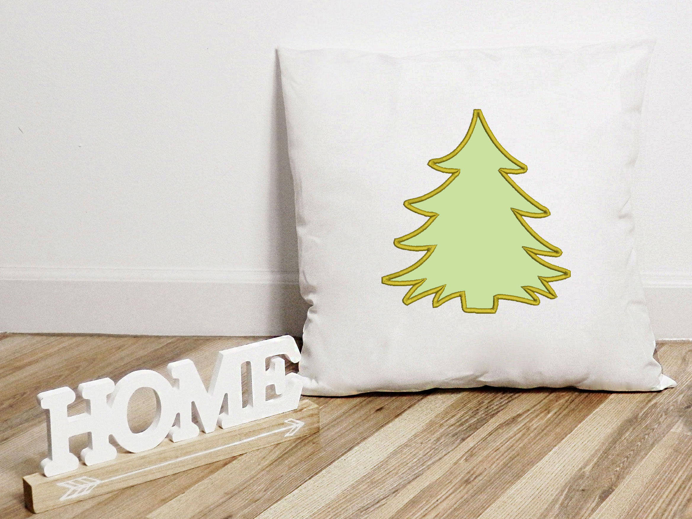 Christmas Tree Applique Design Christmas Embroidery Design Holiday By Digital Sketches Thehungryjpeg Com
