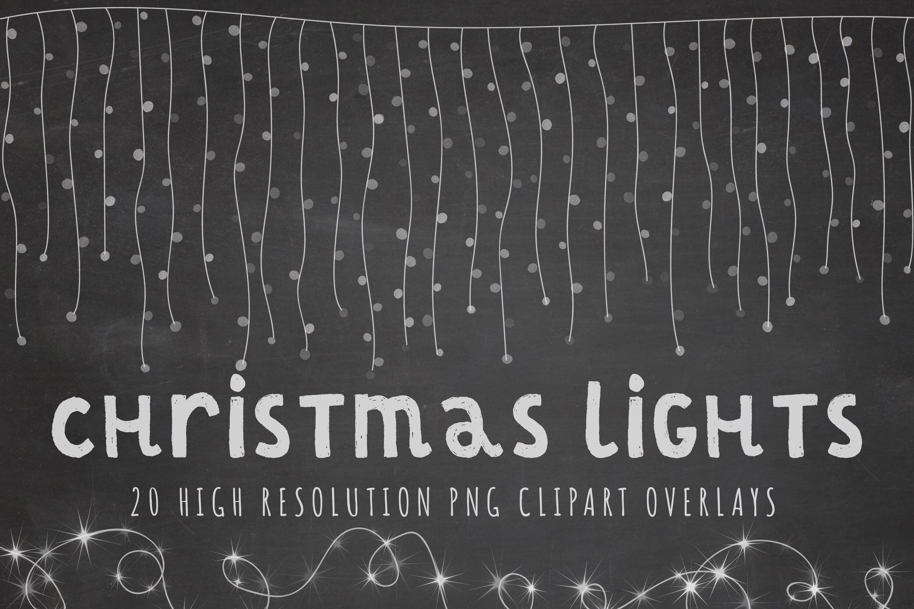 Christmas Lights Clipart By Paper Farms Thehungryjpeg Com