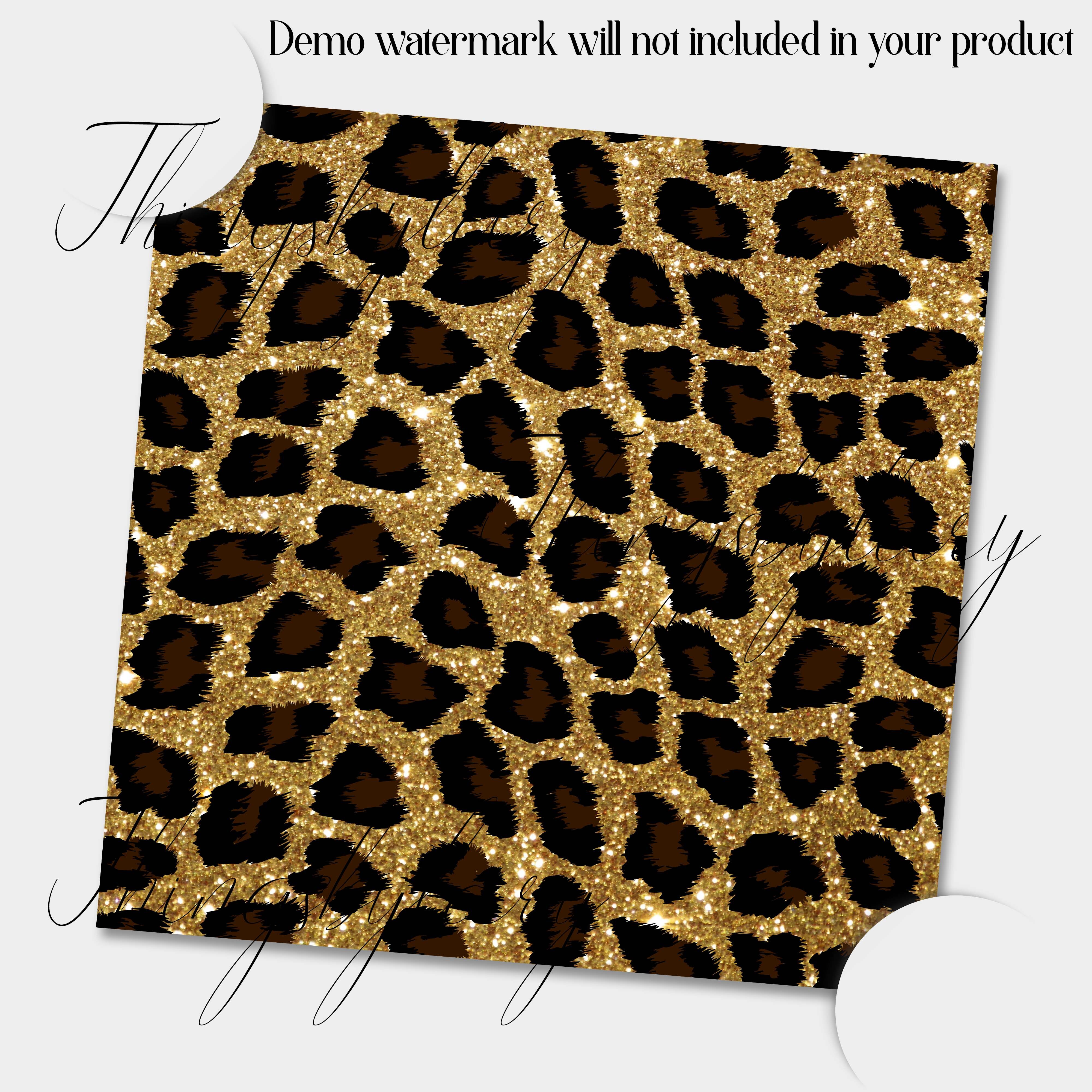 16 Seamless Glitter Animal Skin Cheetah leopard zebra Papers By