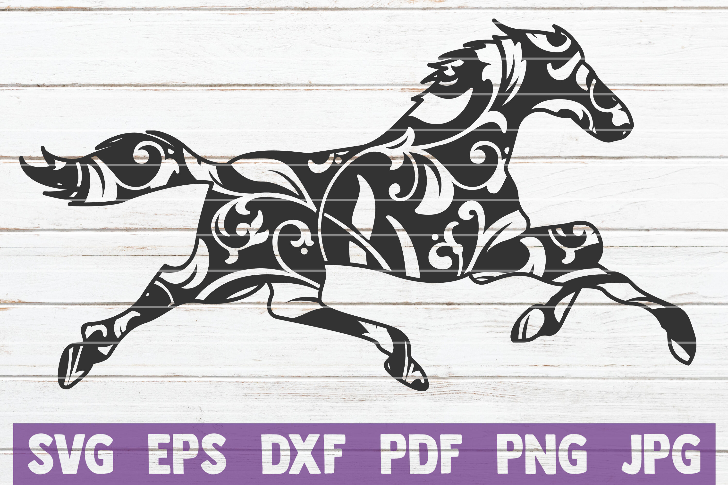 Download Mandala Horse SVG Cut File By MintyMarshmallows ...