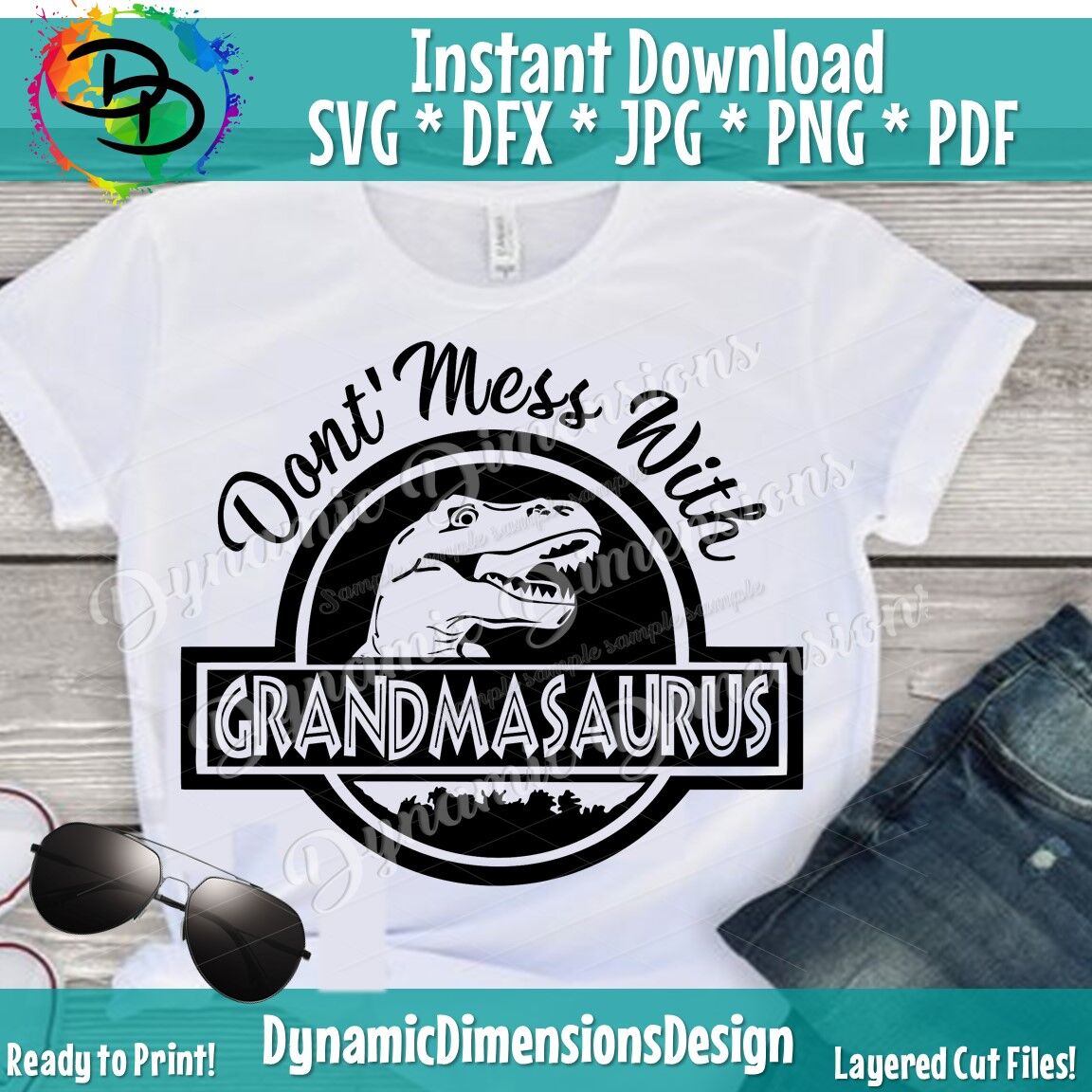 Download Grandmasaurus You Ll Get Jurasskicked Grandma Svg Grandma Life Svg By Dynamic Dimensions Thehungryjpeg Com