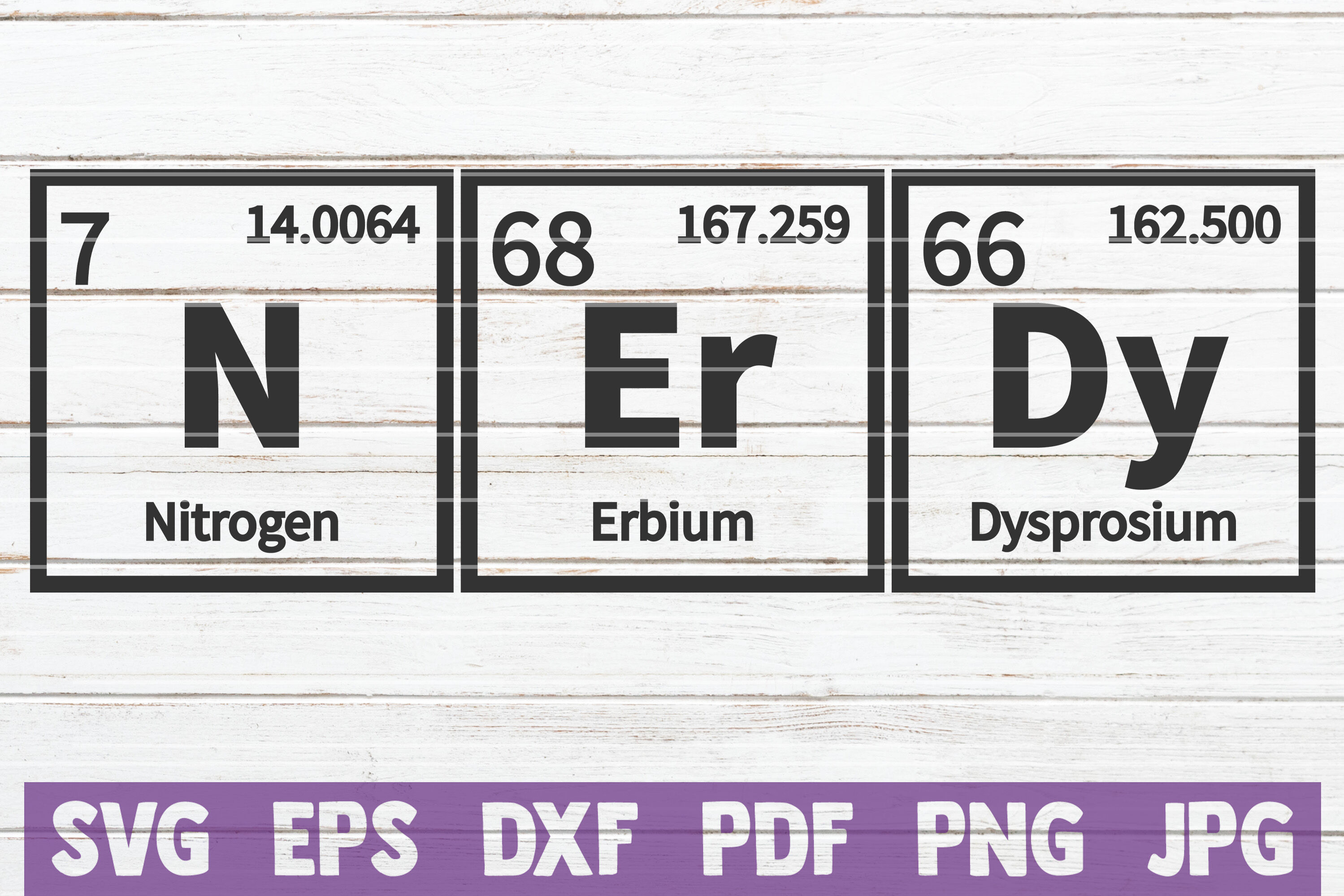 Nerdy Periodic Table Svg Cut File By Mintymarshmallows Thehungryjpeg Com