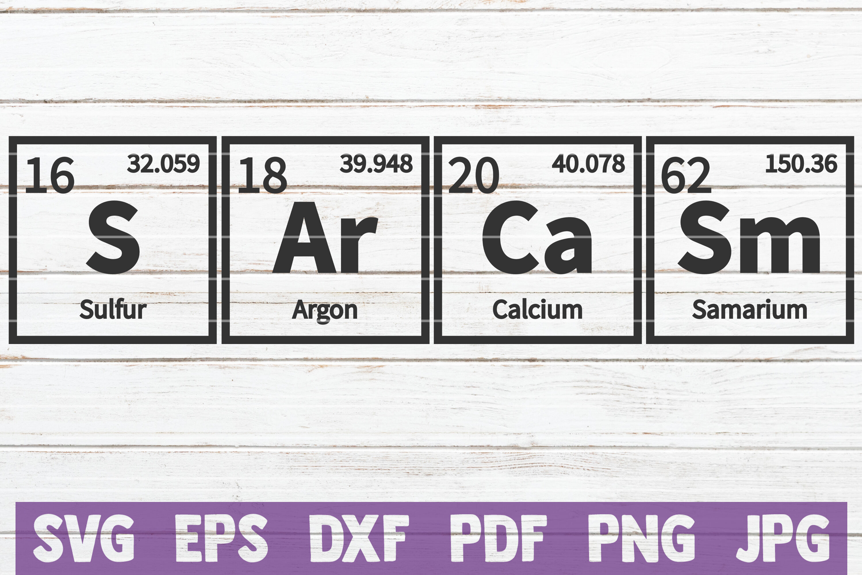 Periodic Table of the Elements SVG PNG Vector