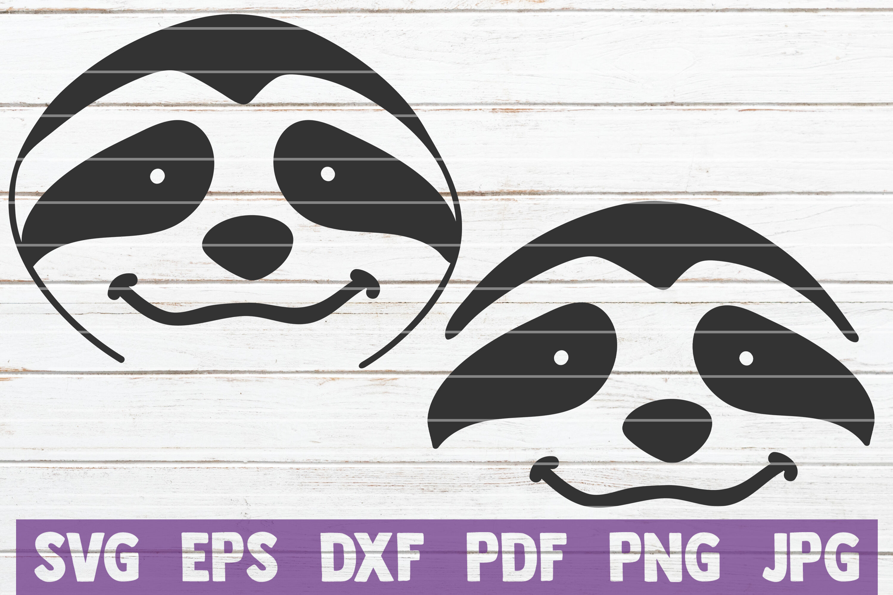 Sloth Face Svg Cut Files By Mintymarshmallows Thehungryjpeg Com