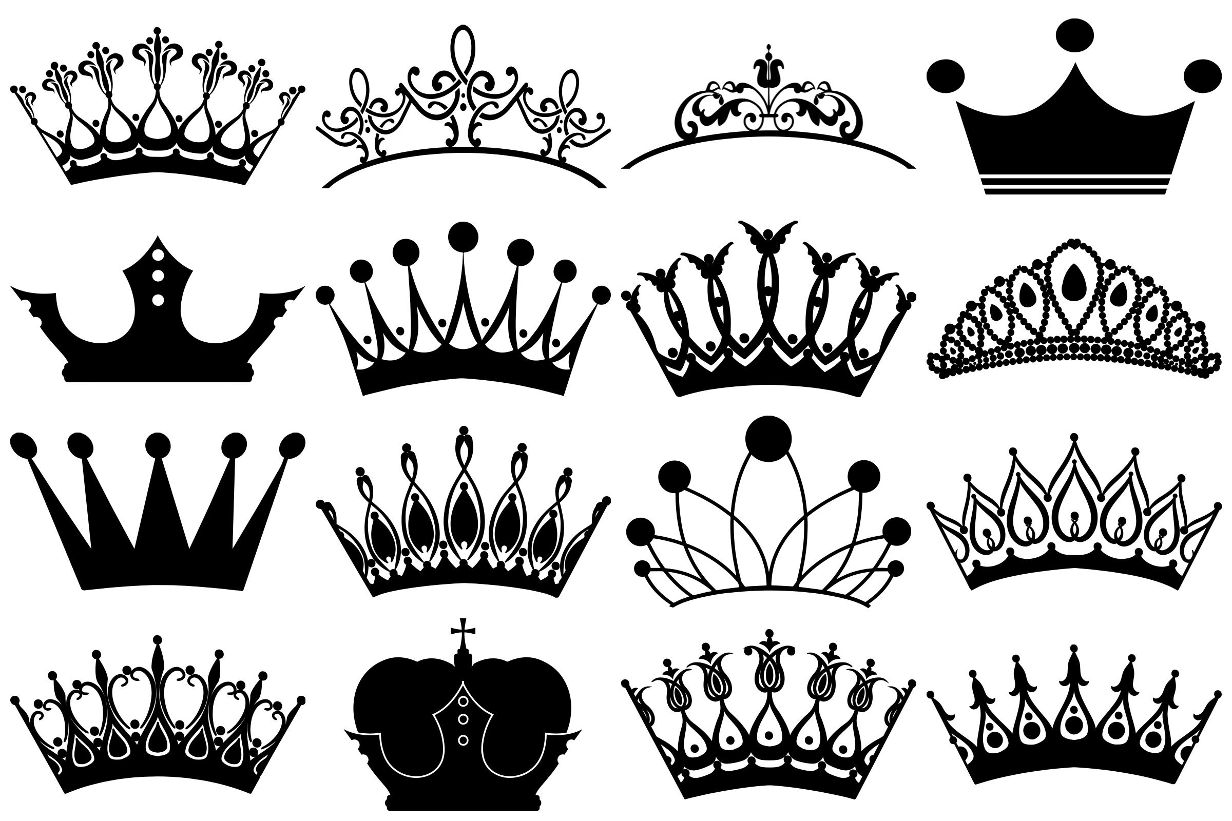 Free Free 203 Silhouette Flower Crown Svg SVG PNG EPS DXF File