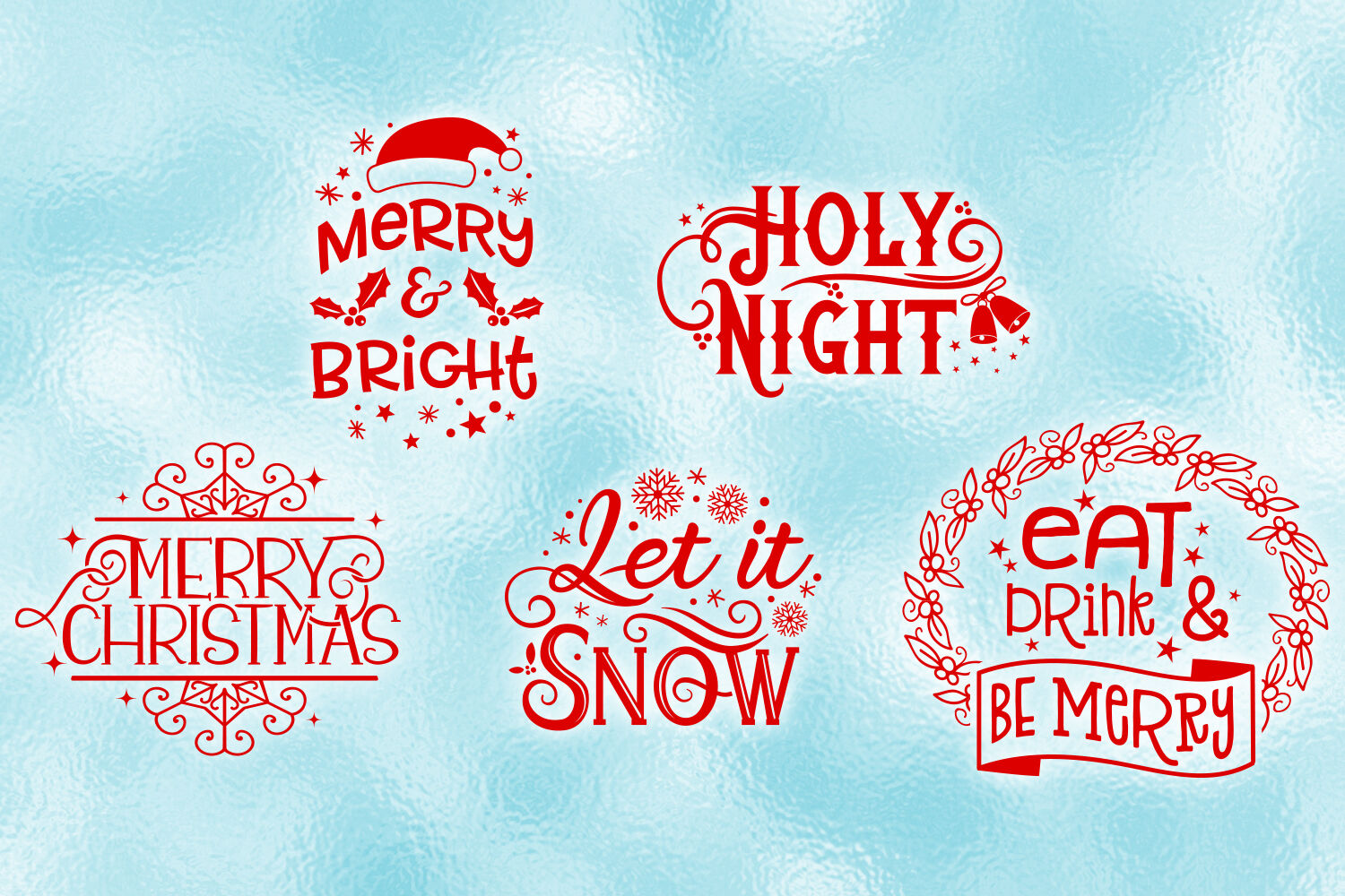 Download Christmas SVG Bundle - 10 items By Tatiana Cociorva Designs | TheHungryJPEG.com