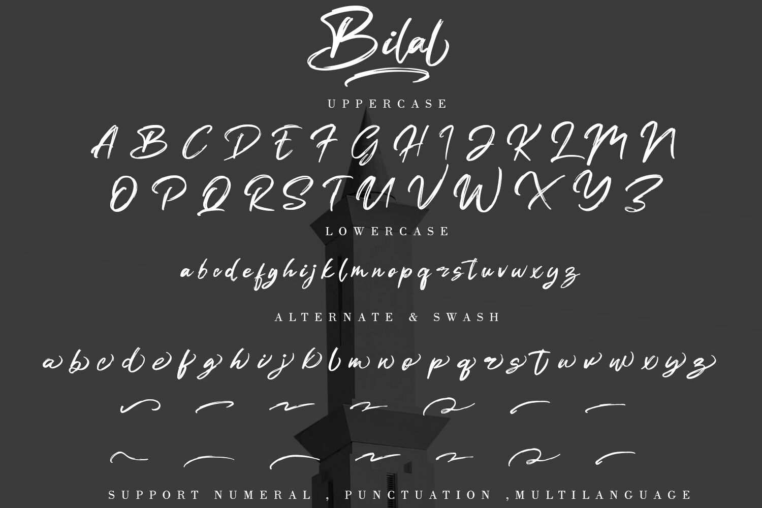 Bilal Brush Script Font By Arendxstudio Thehungryjpeg Com