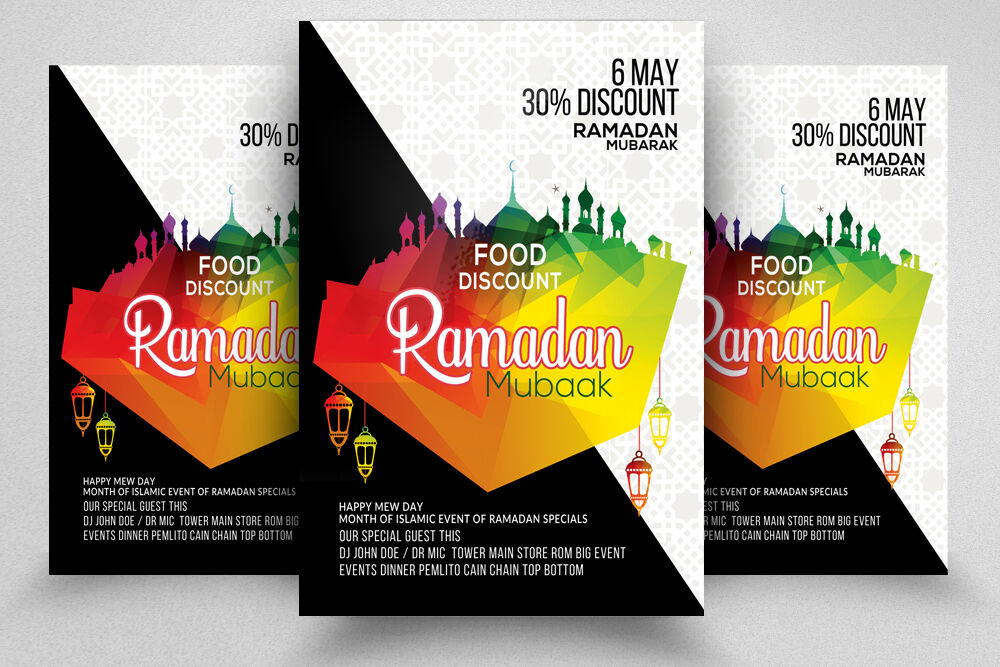 Ramadan Food Discount Offer Flyer By Designhub Thehungryjpeg Com