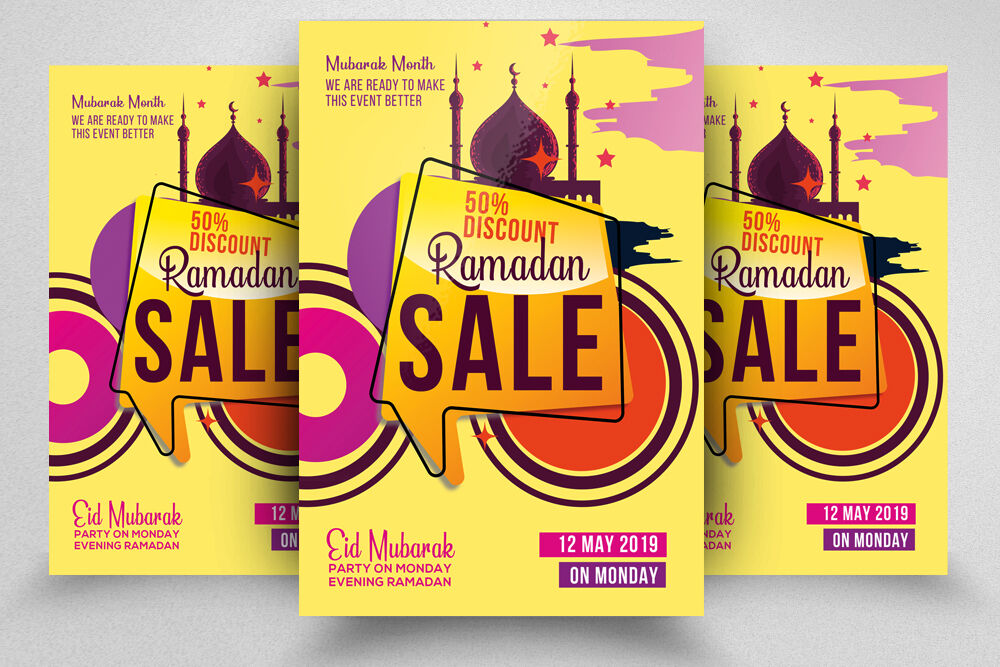 Ramadan Sale Discount Offer Flyer By Designhub Thehungryjpeg Com