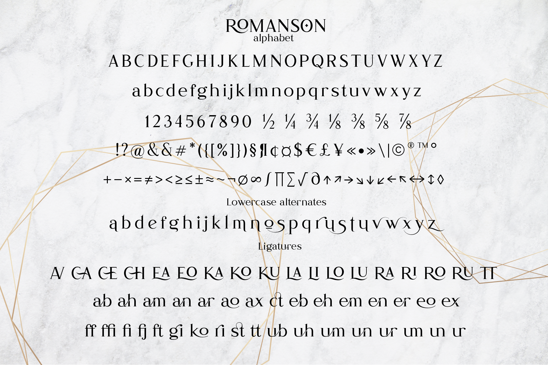Romanson By Larin Type Co Thehungryjpeg Com