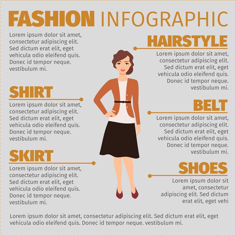 Girl in autumn suit fashion infographic By SmartStartStocker ...
