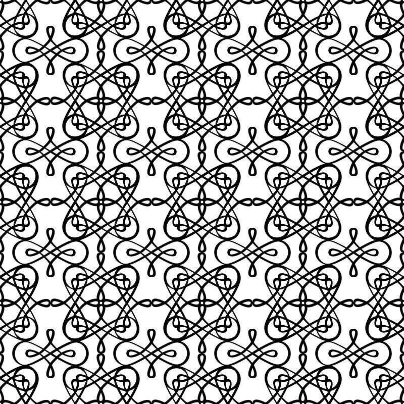 Filigree linear black and white pattern By SmartStartStocker ...