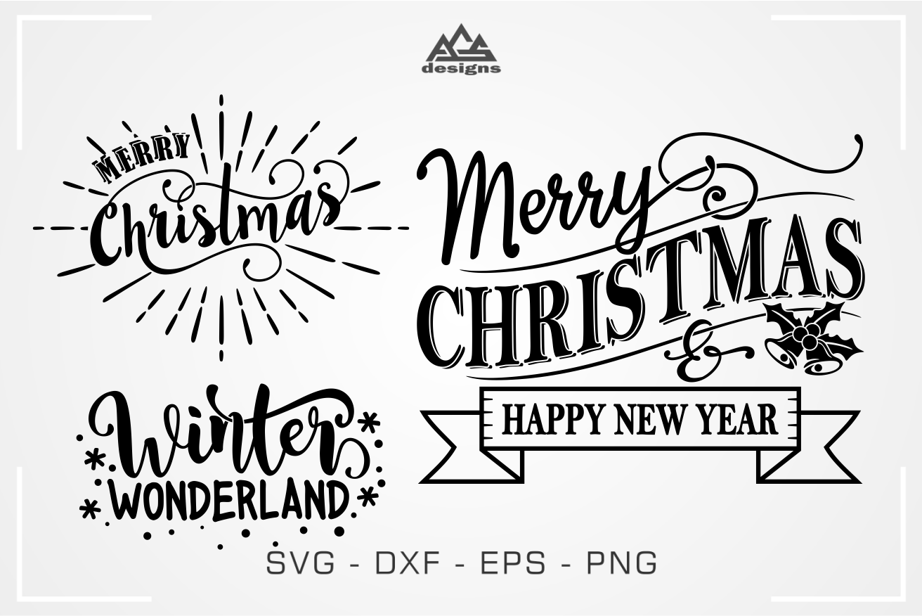 Christmas Quote Packs Svg Design By Agsdesign Thehungryjpeg Com