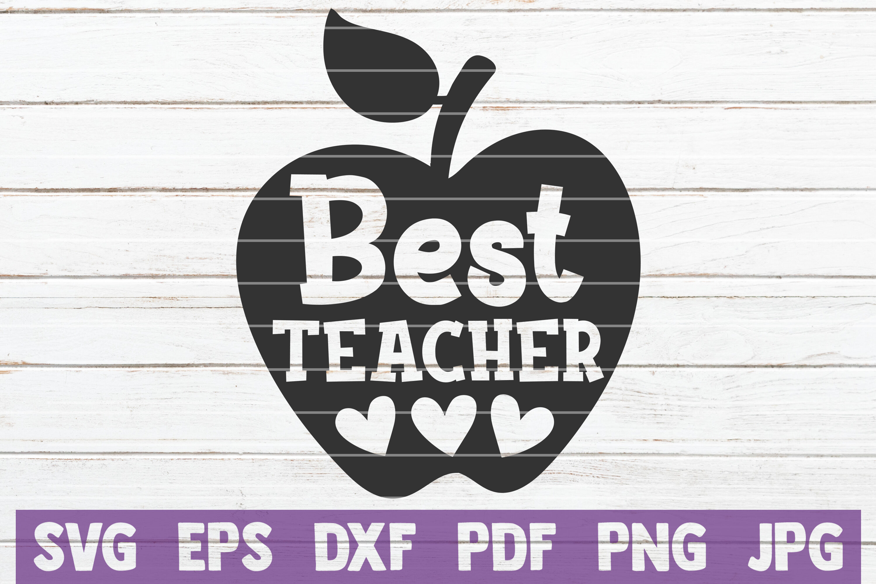 Best Teacher SVG Cut File By MintyMarshmallows | TheHungryJPEG