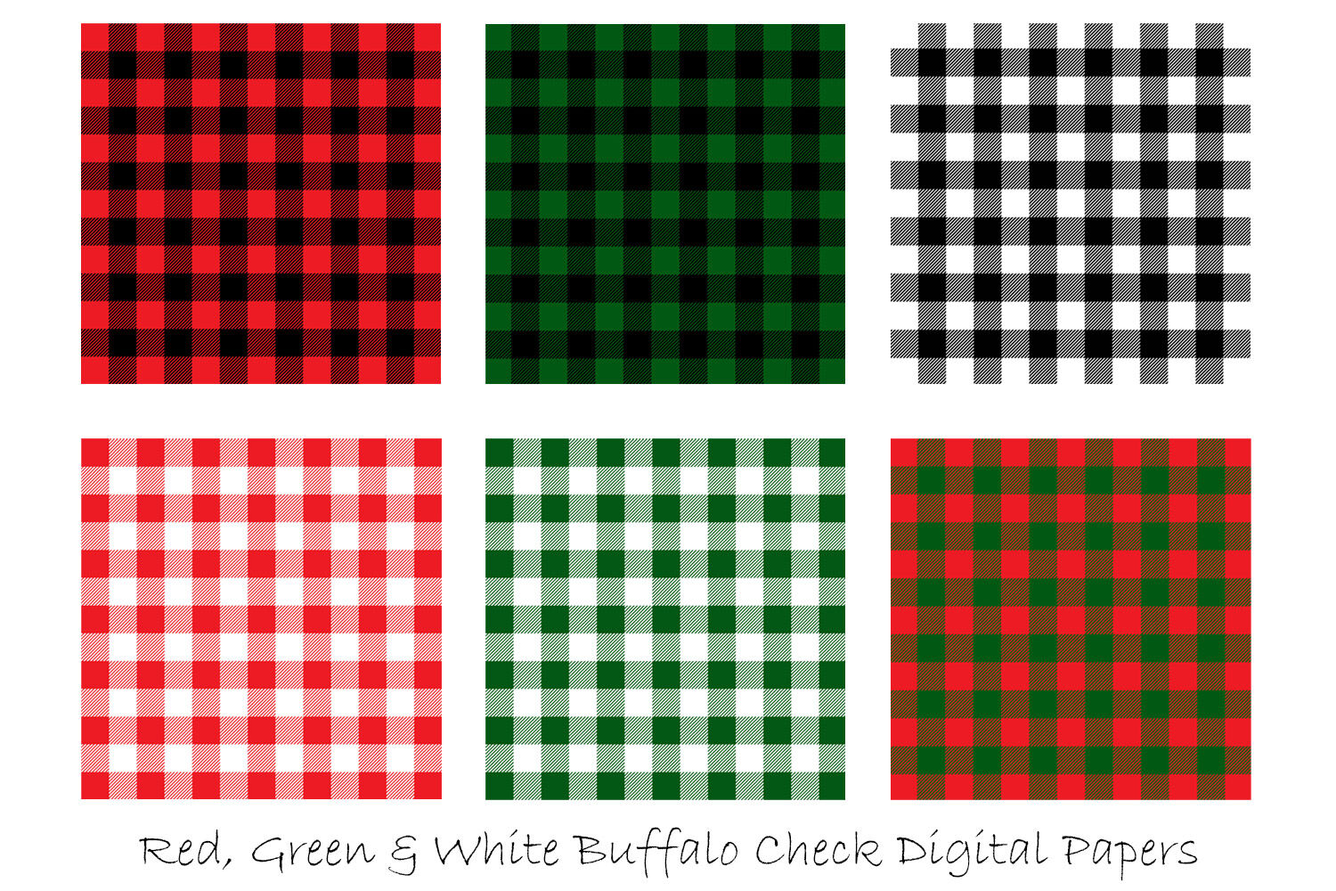 9. "Christmas Plaid Nail Design with Black Polish" - wide 7