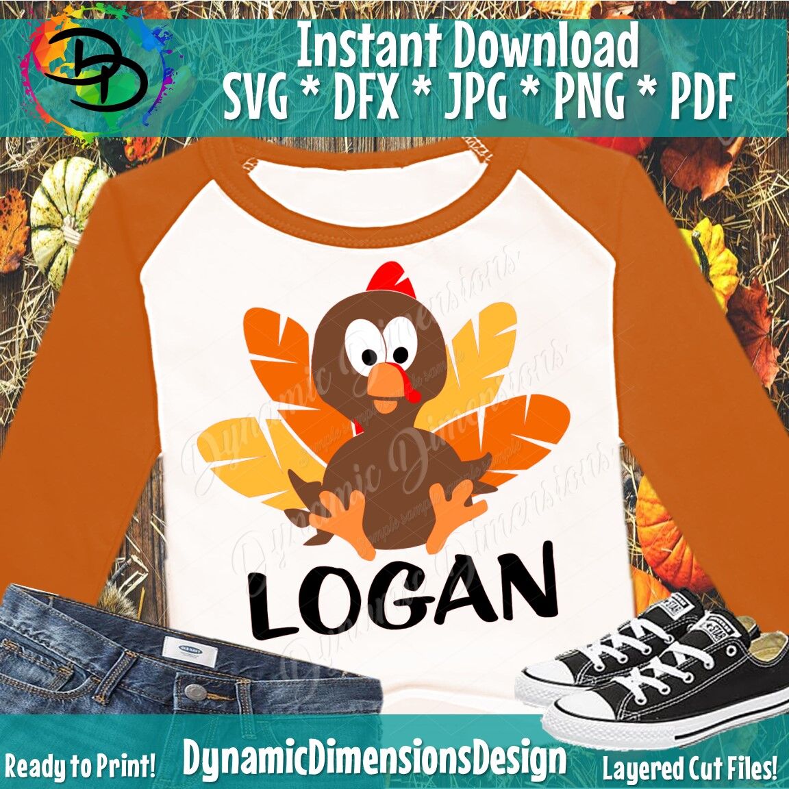 Download Boy Turkey Svg, Thanksgiving Svg Dxf Png, Fall Cut Files ...
