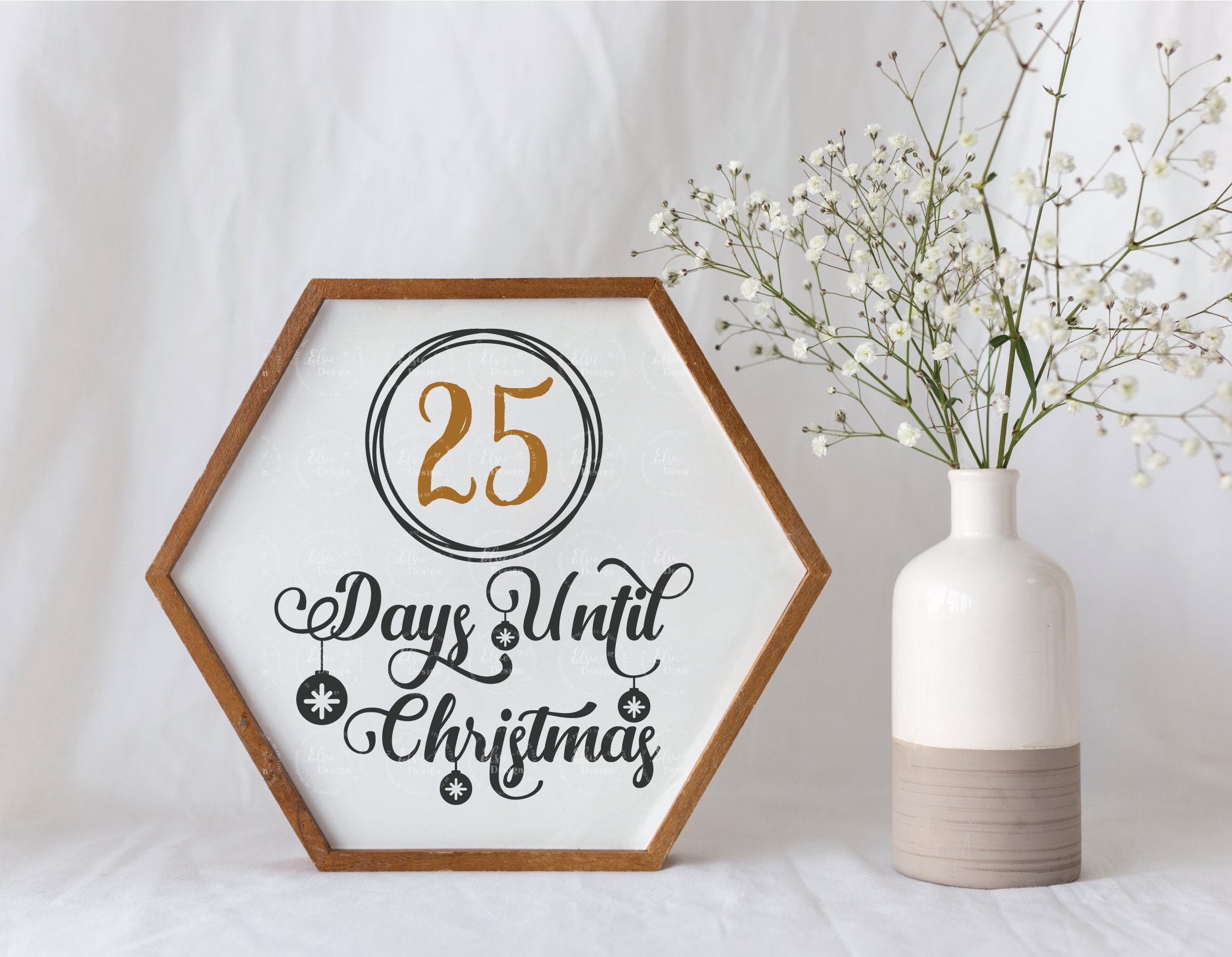 Days Until Christmas SVG By ElsieLovesDesign | TheHungryJPEG.com