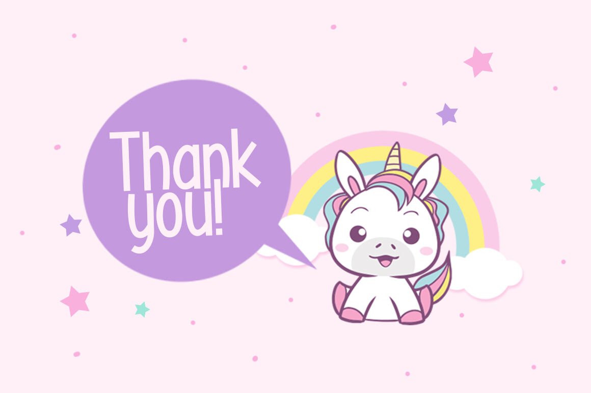 Baby Unicorn Vector By Khurasan Thehungryjpeg Com