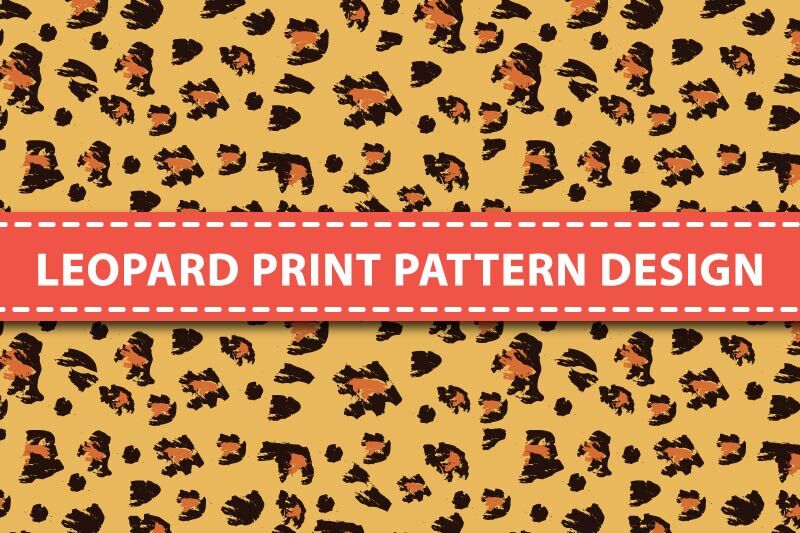 Vector leopard print pattern By Graphics Ninja | TheHungryJPEG