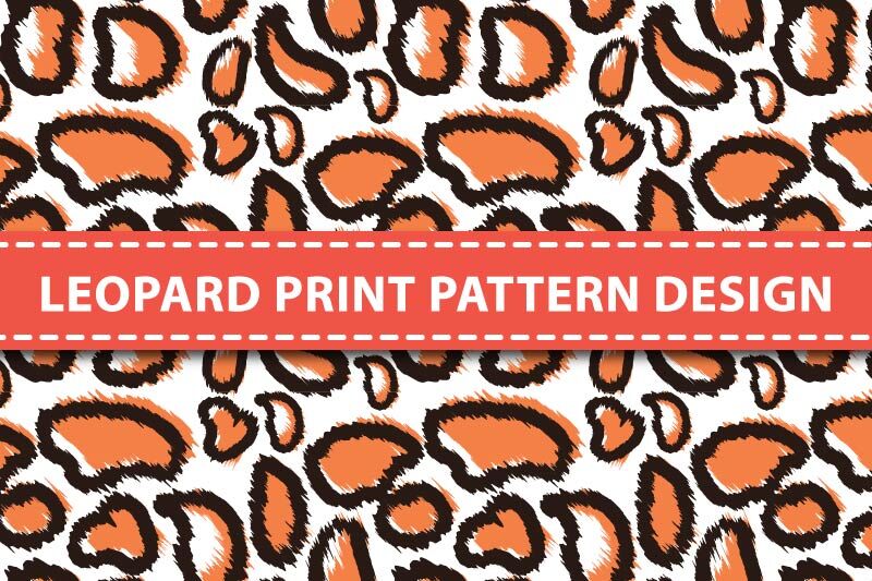 Leopard print pattern design By Graphics Ninja | TheHungryJPEG