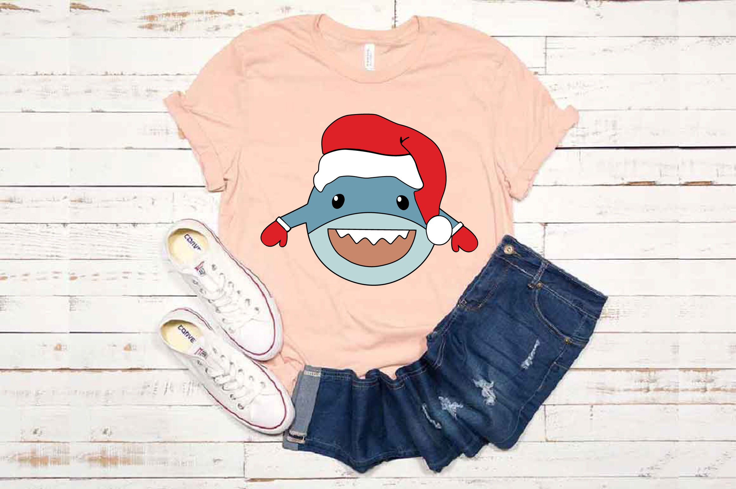 Christmas Shark Svg Bundle Shark Do Do Do Baby Shark 1581s By Hamhamart Thehungryjpeg Com