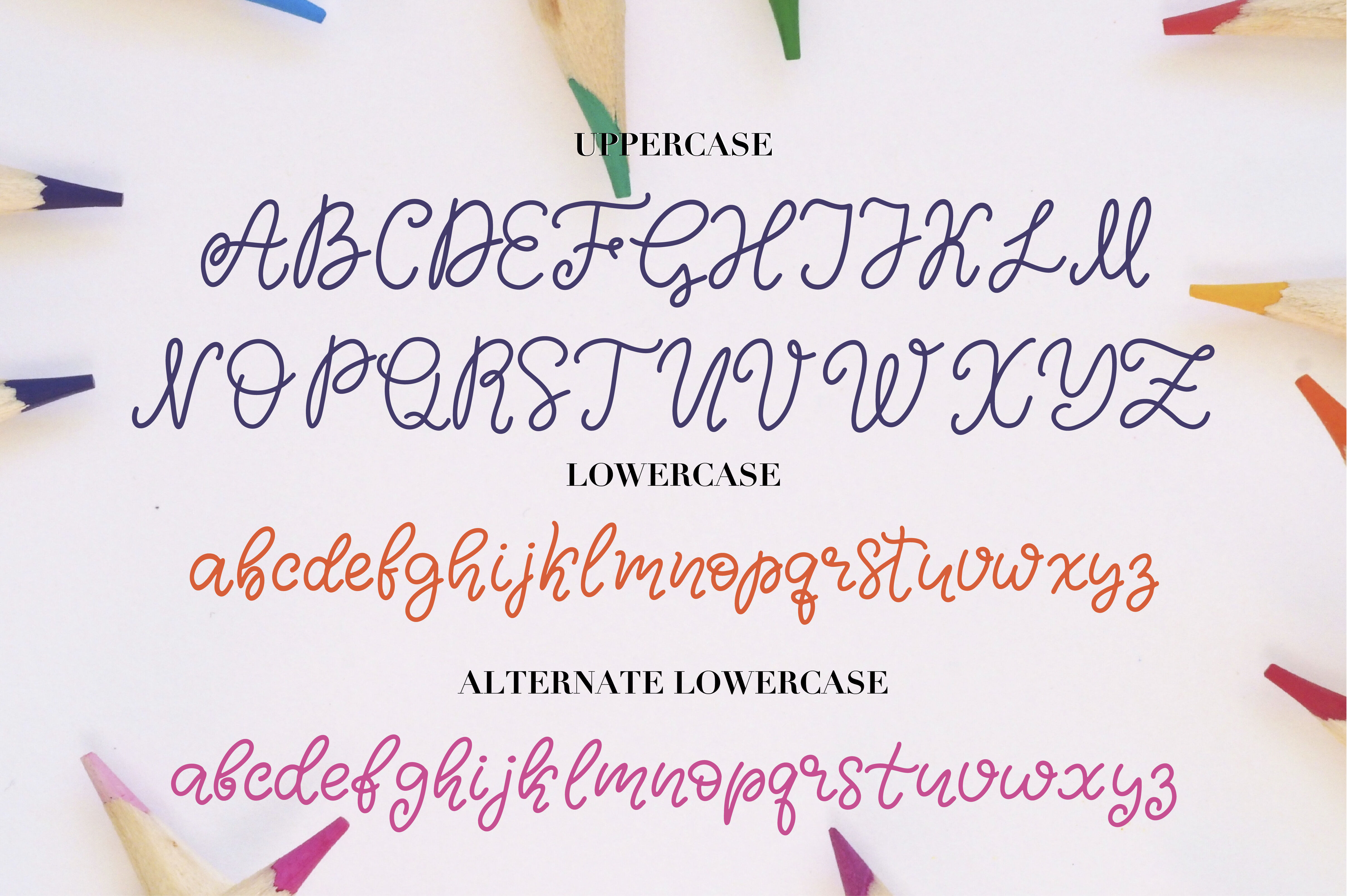 Simple Monoline A Handwritten Font By Almazova Dolzhenko Thehungryjpeg Com
