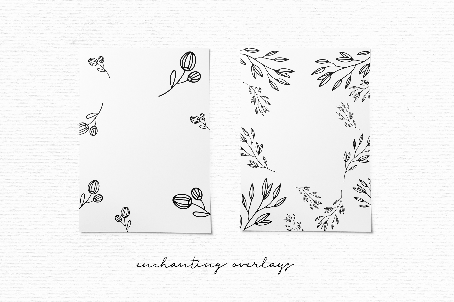 Floral Wreath Clipart Digital Stamps Frame Clipart Doodle By Wallifyer Thehungryjpeg Com
