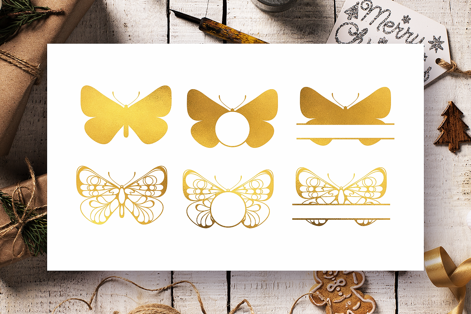Butterfly SVG Files Bundle | Butterfly Monograms By Craft-N-Cuts