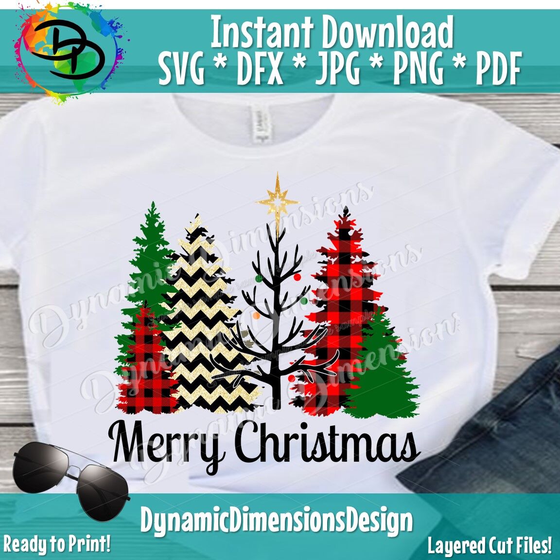 Merry Christmas SVG, Christmas Tree SVG, Pattern Tree Christmas SVG