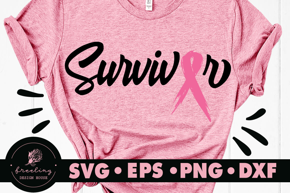 Breast Cancer Survivor Svg By Freeling Design House Thehungryjpeg Com