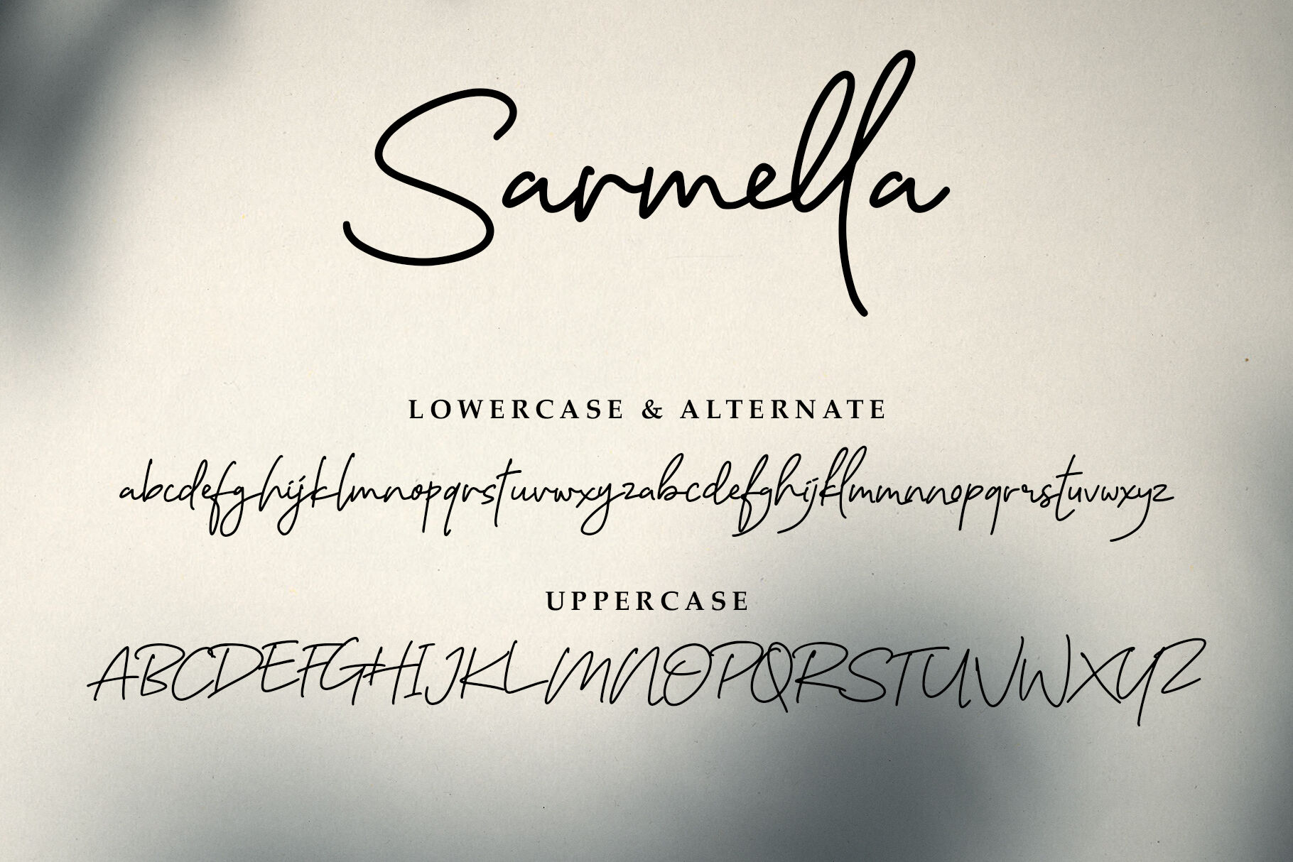 Sarmella Handwritten Font Script By Signatoro Thehungryjpeg Com
