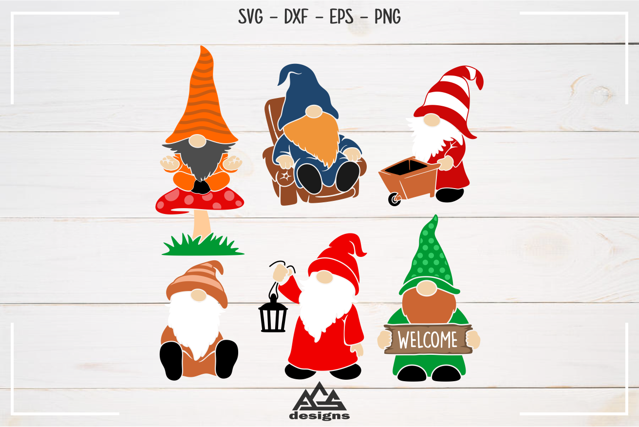 Gnome Packs Ii Svg Design By Agsdesign Thehungryjpeg Com