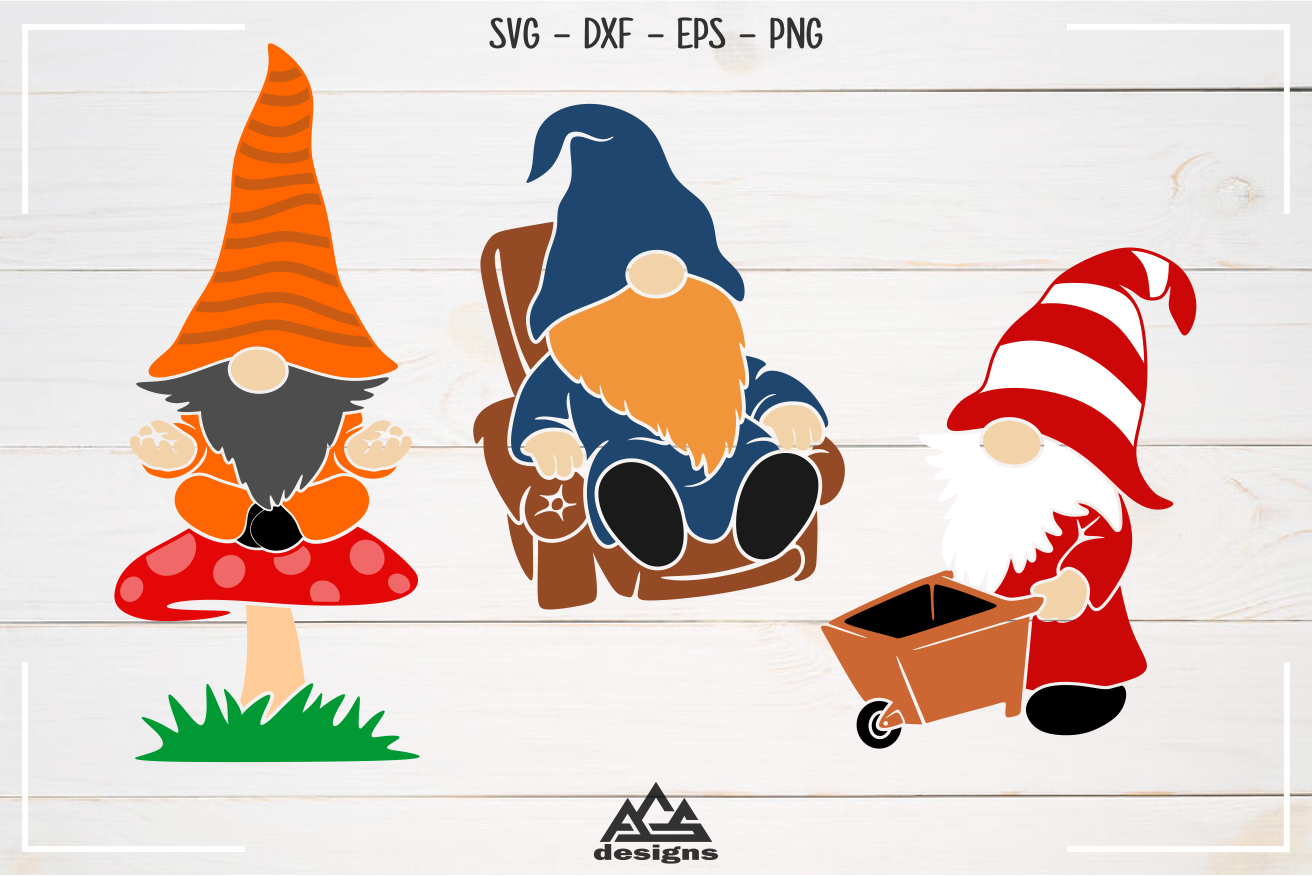 Download Gnome Packs II Svg Design By AgsDesign | TheHungryJPEG.com