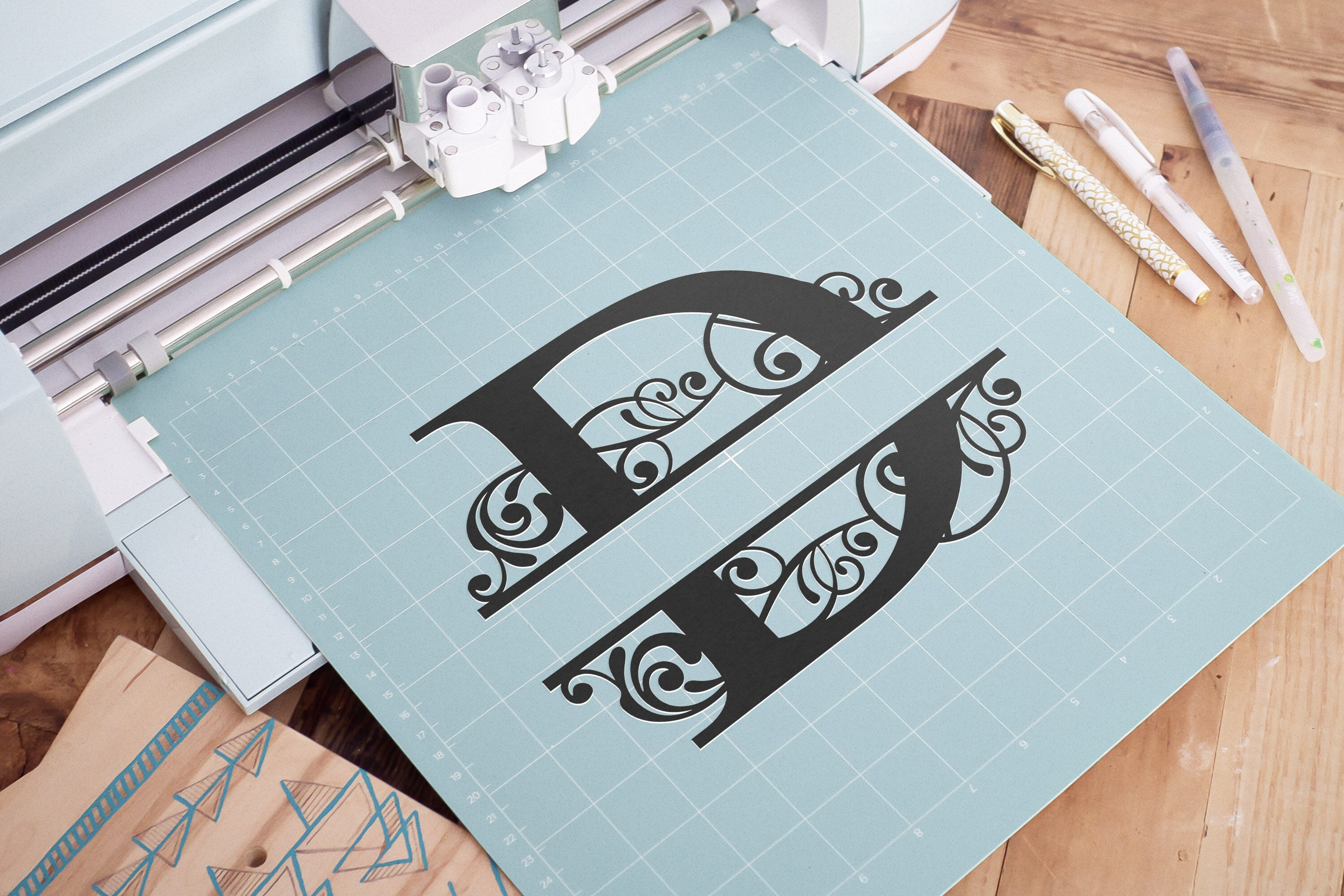 Free Free Monogram Svg Split Monogram D