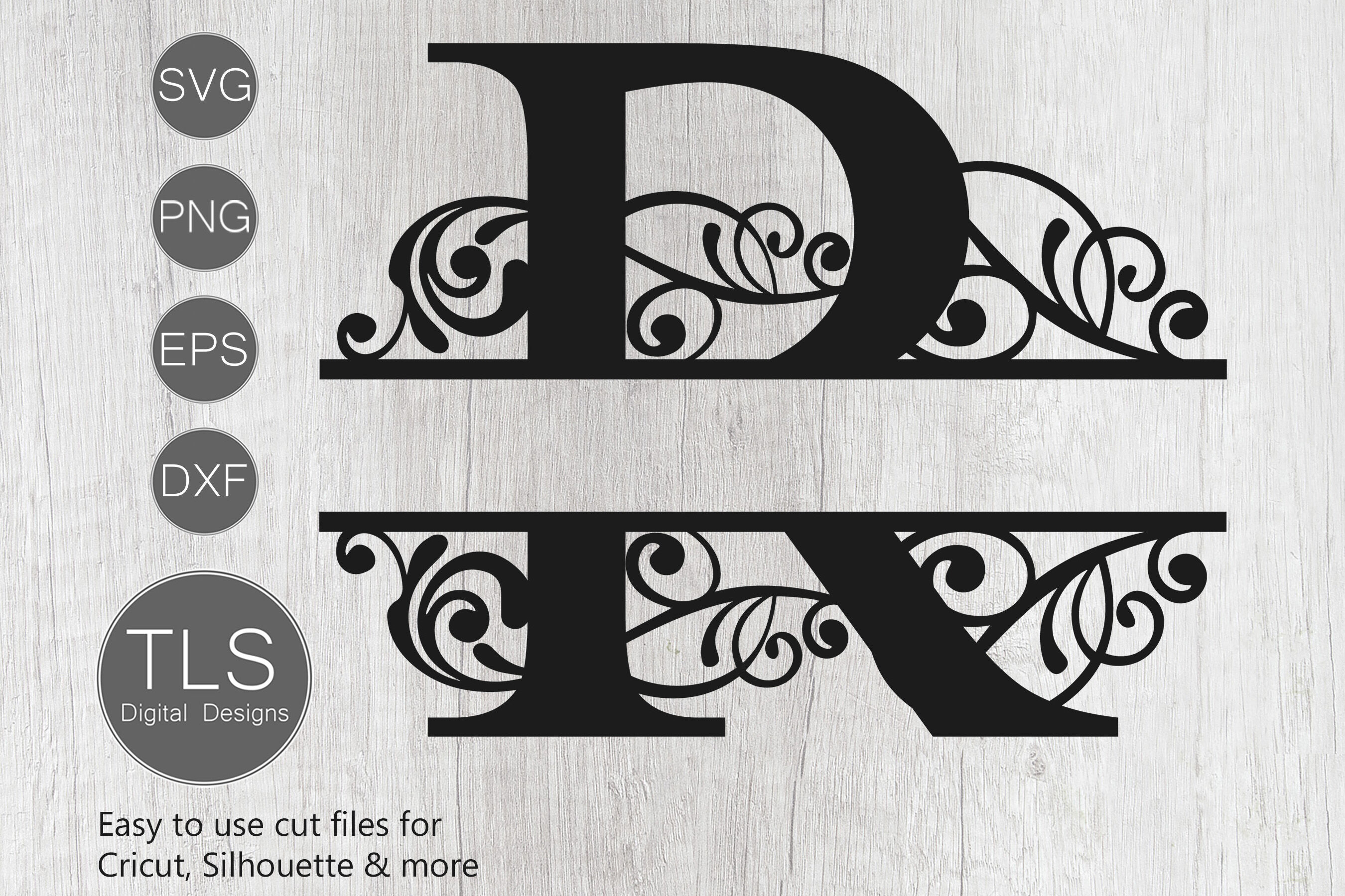 Download Letter R Split Monogram Svg Split Monogram Svg Letter R Cricut By Tlsdigitaldesigns Thehungryjpeg Com