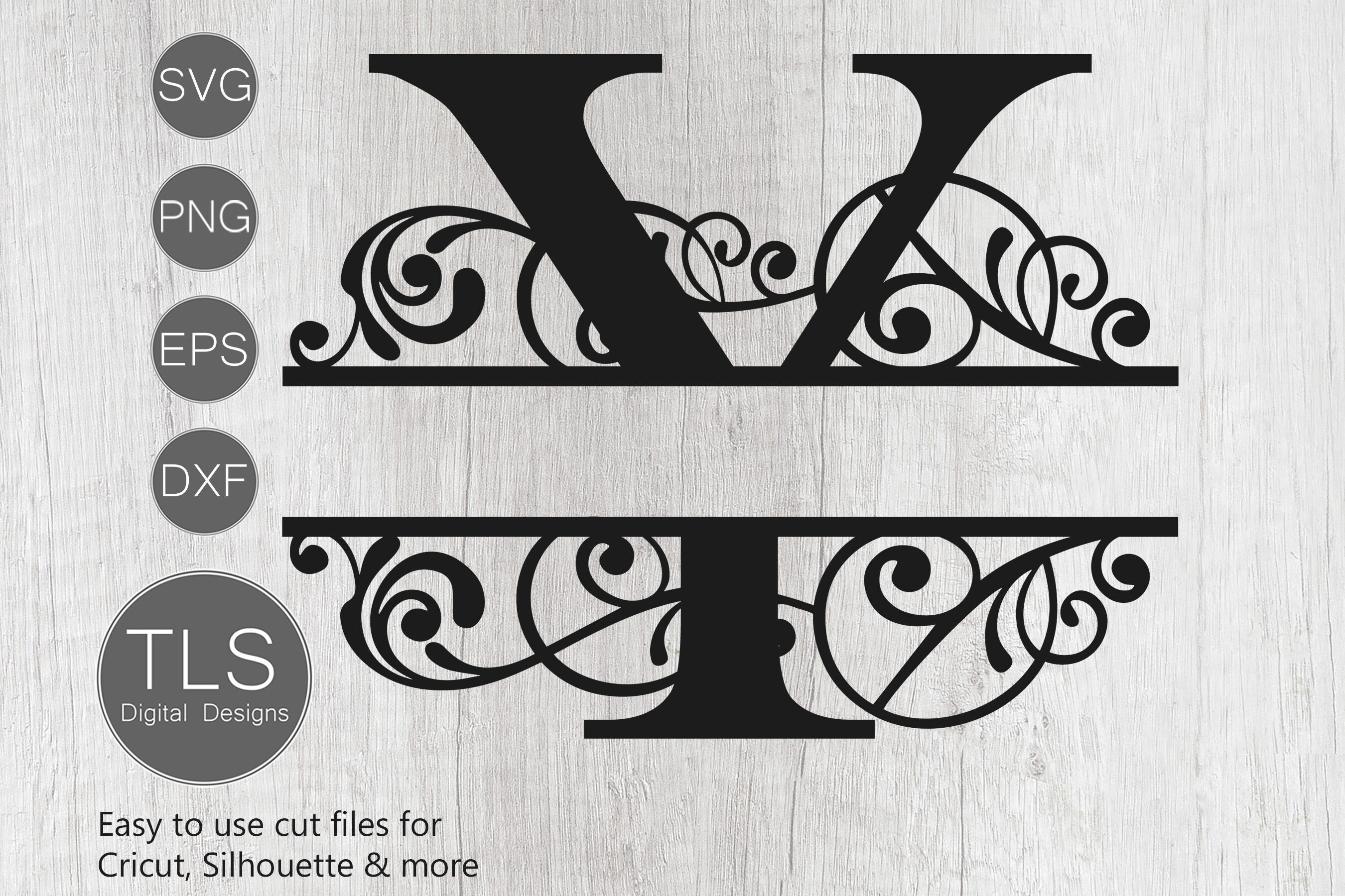 Letter Y Split Monogram Svg Split Monogram Svg Letter Y Cricut By Tlsdigitaldesigns Thehungryjpeg Com