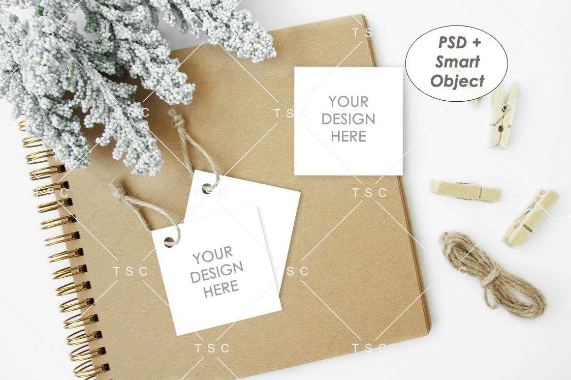 Tag Mockup Psd