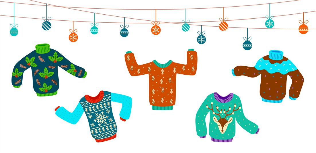 Download Ugly christmas sweater. Dancing knitting sweaters, xmas ...