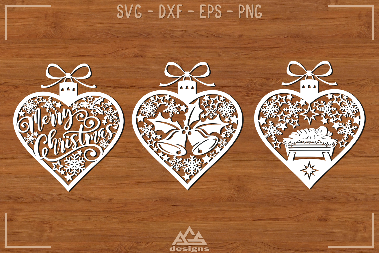 Christmas Ornament Svg Design By AgsDesign | TheHungryJPEG.com