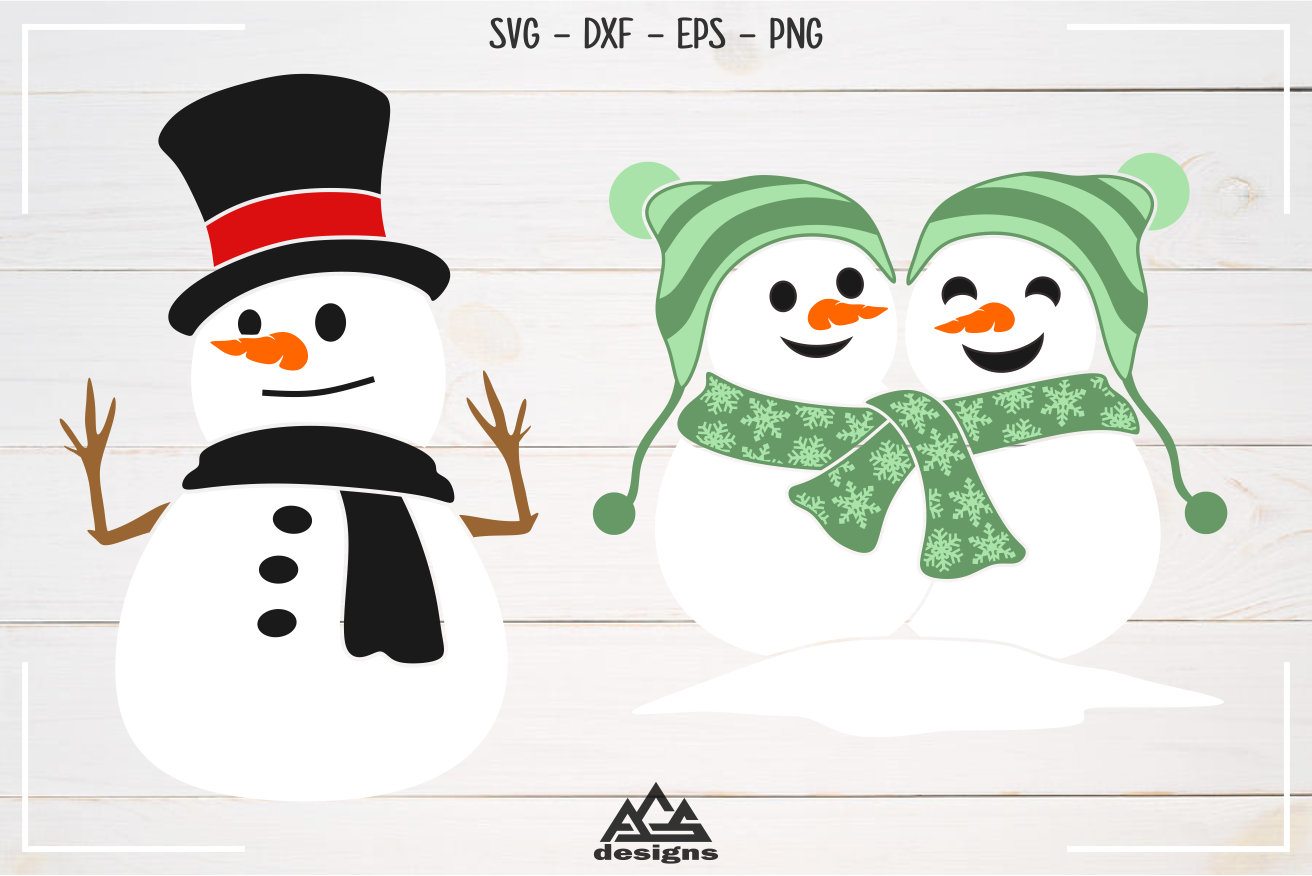 Download Snowman Winter Packs Svg Design By AgsDesign | TheHungryJPEG.com