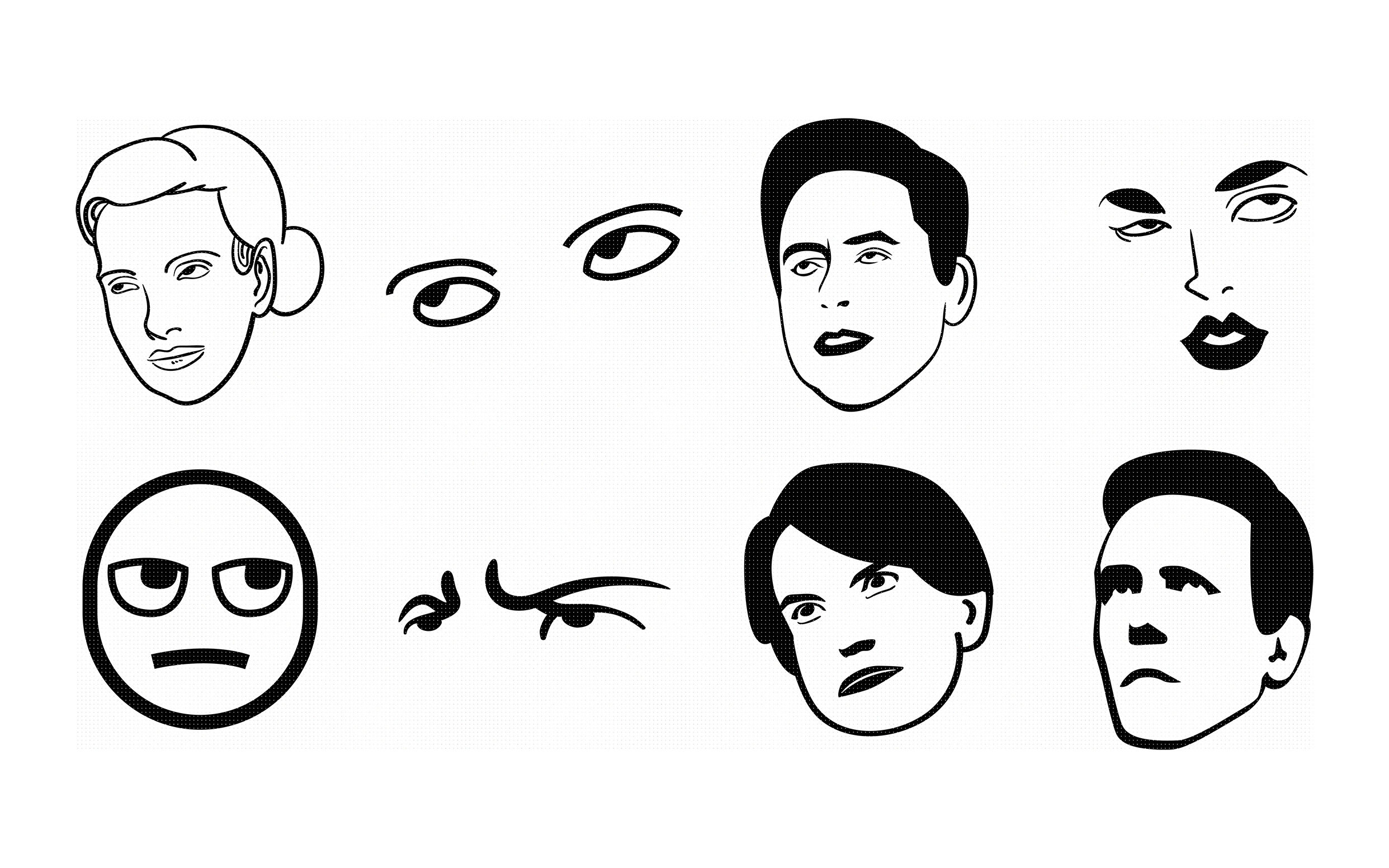 eye roll clip art