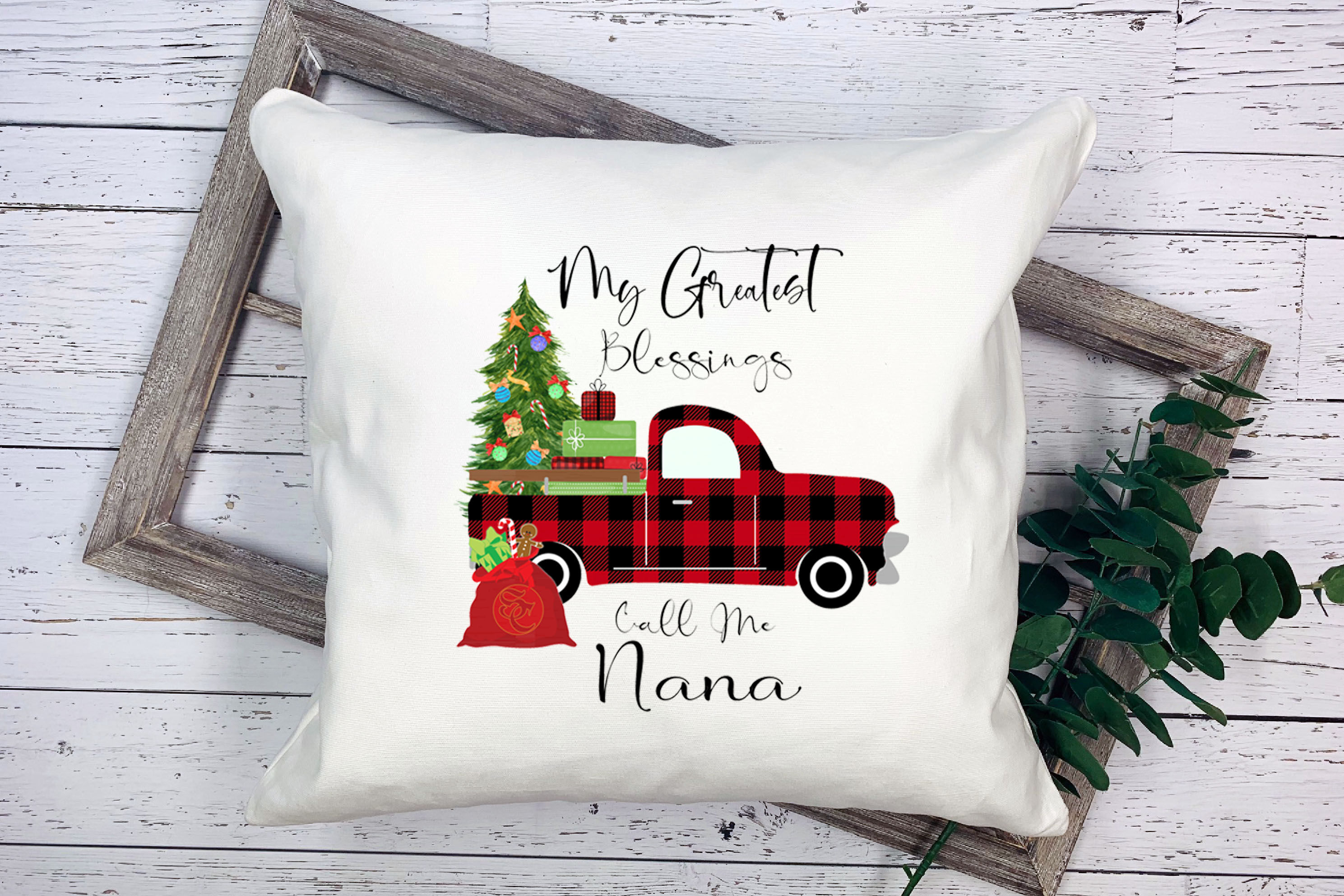 My Greatest Blessings Call Me Nana Christmas Truck Clipart By Mimi Dana S Crafty Creations Thehungryjpeg Com